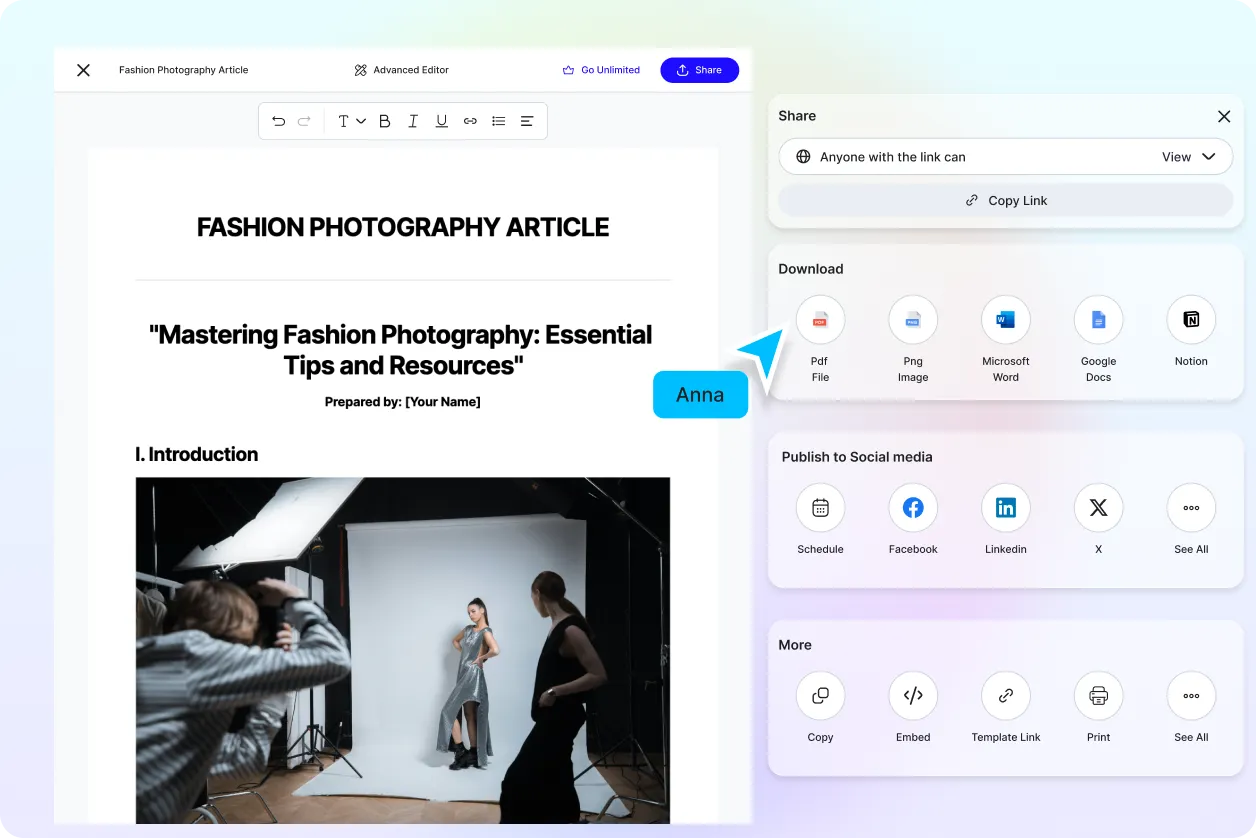 Free AI Fashion Article Generator, Online Fashion Writing Tool